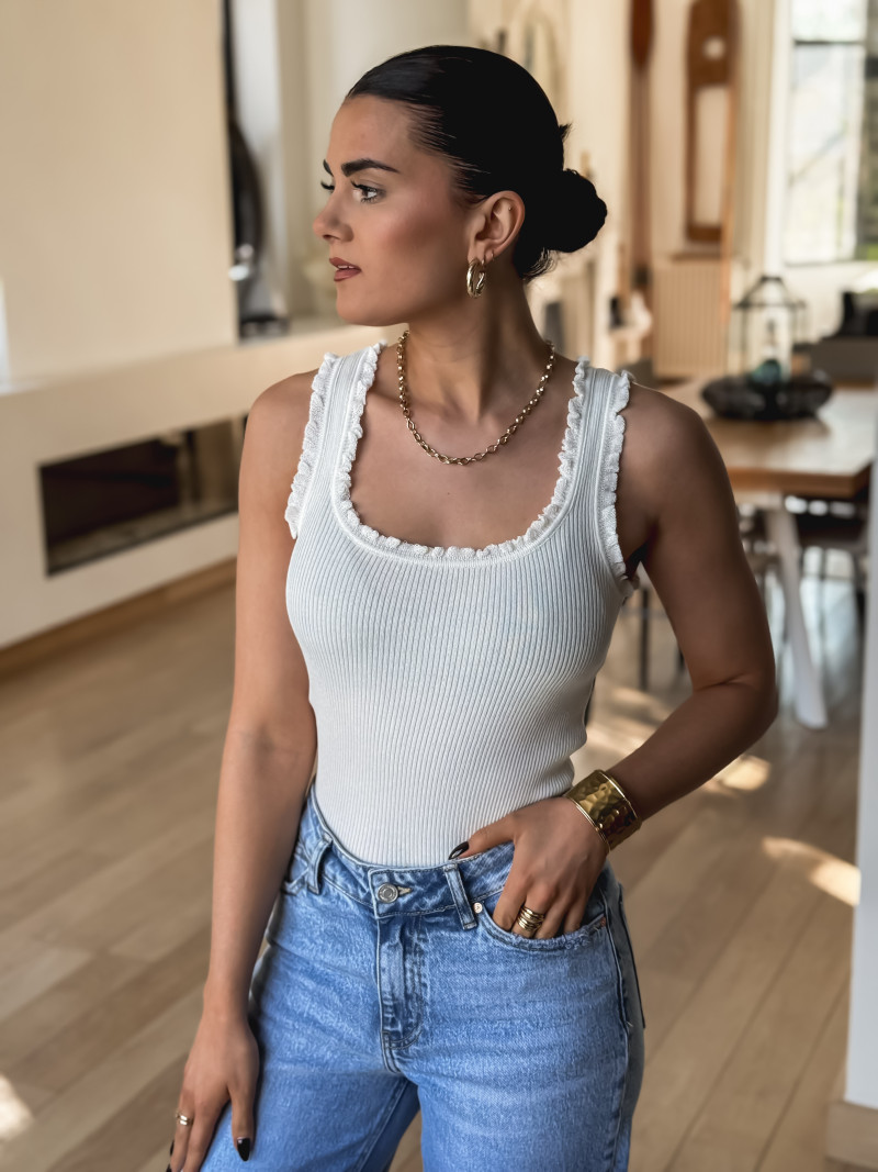 Top Maëla - Blanc