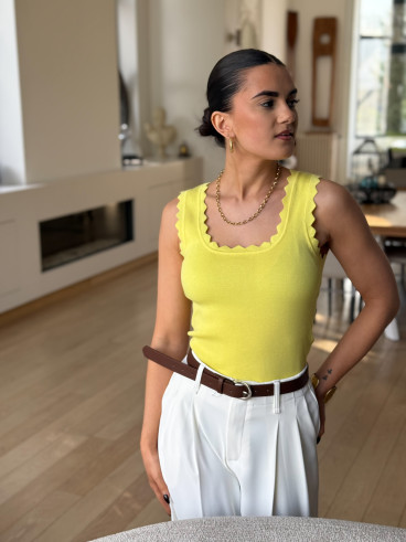 Débardeur Lalie - Jaune