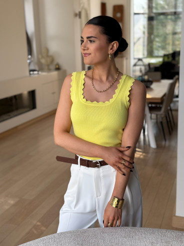 Débardeur Lalie - Jaune