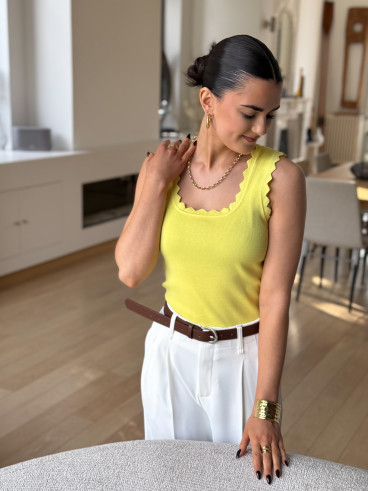 Débardeur Lalie - Jaune