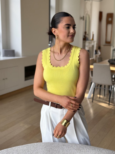 Débardeur Lalie - Jaune