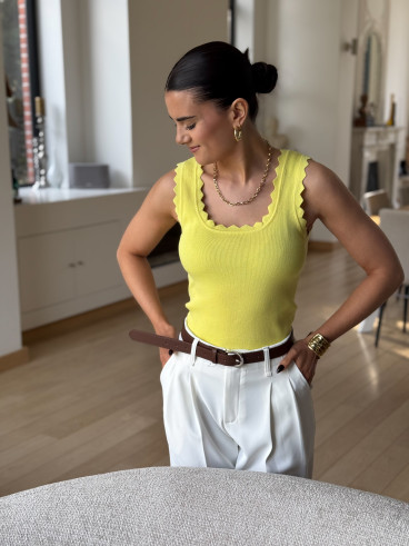 Débardeur Lalie - Jaune