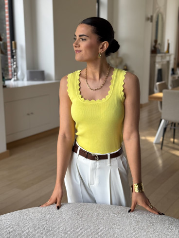 Débardeur Lalie - Jaune
