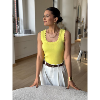 Débardeur Lalie - Jaune