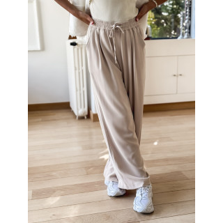 Pantalon fluide Emy - Beige