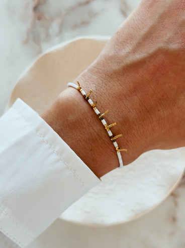 Bracelet Irlande - Blanc