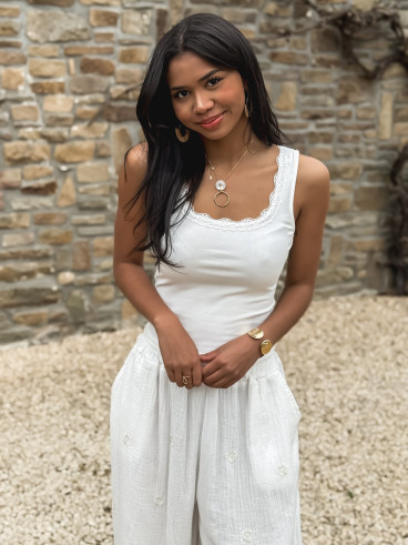 Top Néllia - Blanc