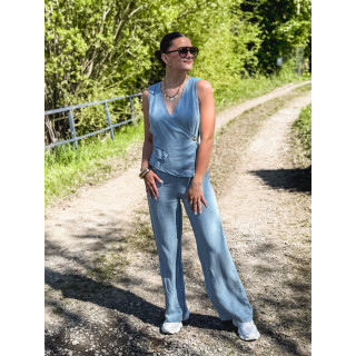 Combinaison pantalon Ottavia - Bleu