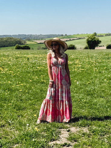 Robe longue Lolie - Multicolore
