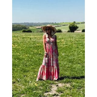 Robe longue Lolie - Multicolore