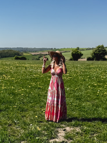 Robe longue Lolie - Multicolore