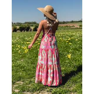 Robe longue Lolie - Multicolore