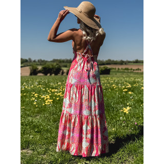 Robe longue Lolie - Multicolore