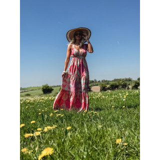 Robe longue Lolie - Multicolore