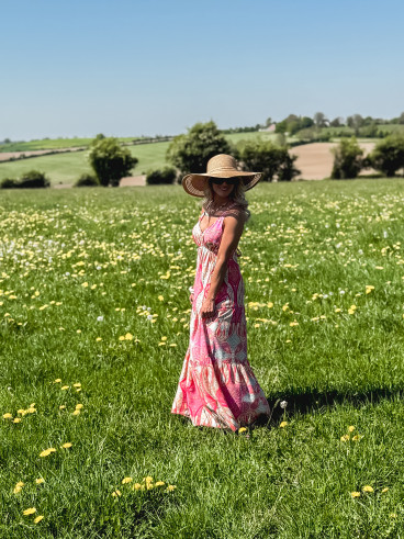 Robe longue Lolie - Multicolore