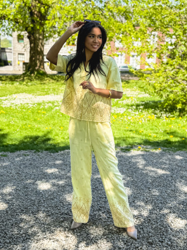 Pantalon Fiorella - Jaune