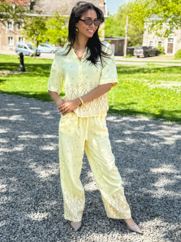 Pantalon Fiorella - Jaune