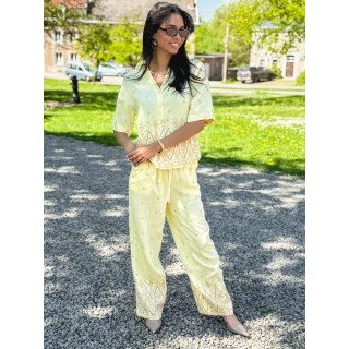 Pantalon Fiorella - Jaune