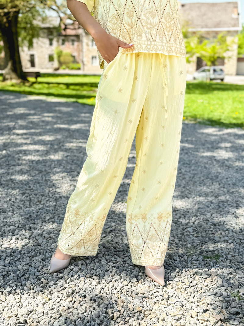 Pantalon Fiorella - Jaune