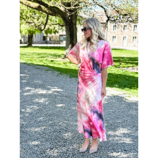Robe longue Alicia - Rose
