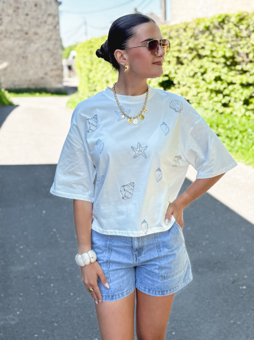 Short Estela - Bleu