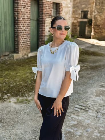 Blouse Valda - Blanc
