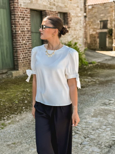 Blouse Valda - Blanc