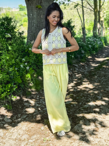 Pantalon Jannat - Jaune