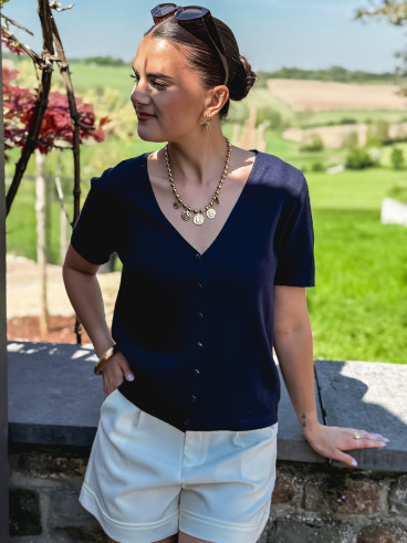 Gilet Iris - Bleu marine