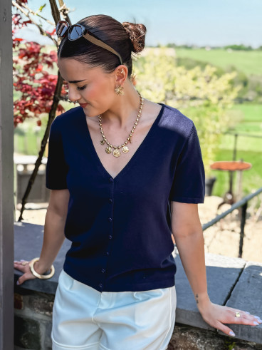 Gilet Iris - Bleu marine