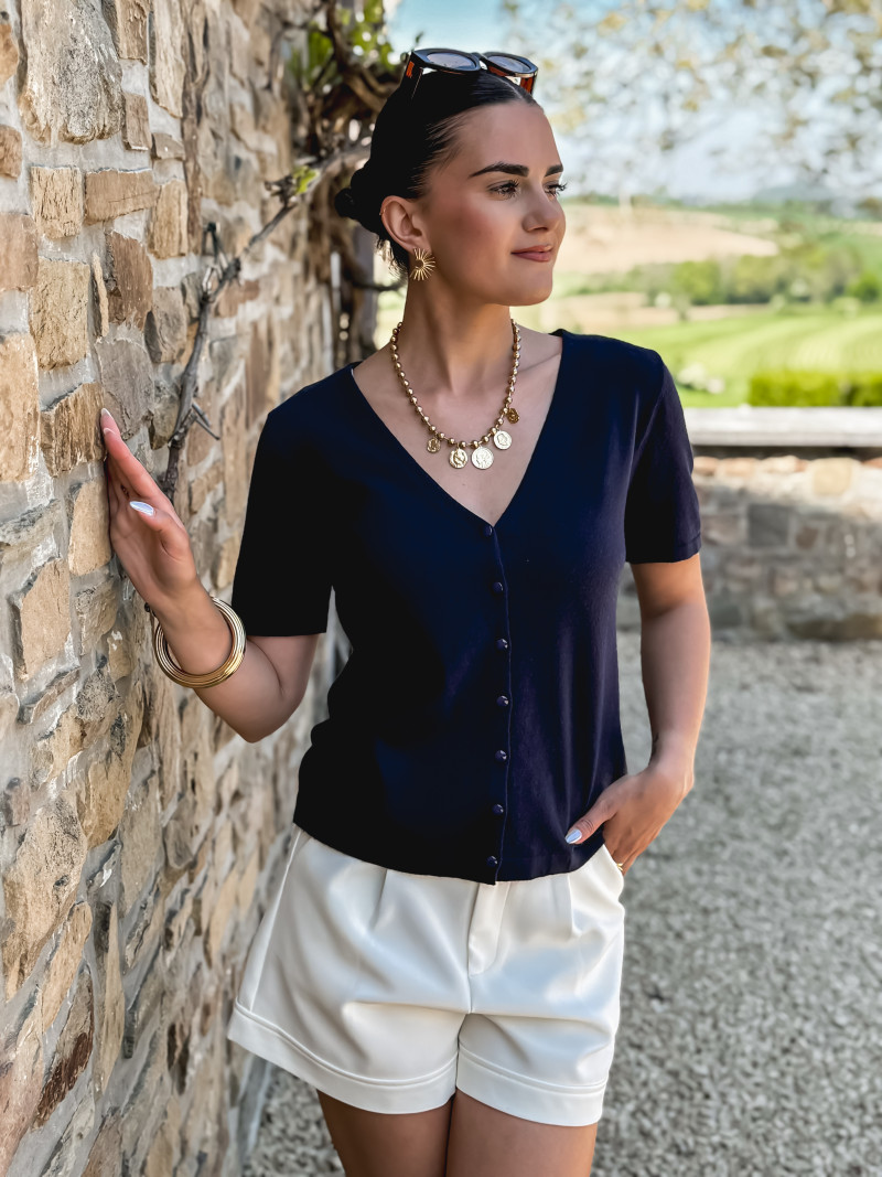 Gilet Iris - Bleu marine