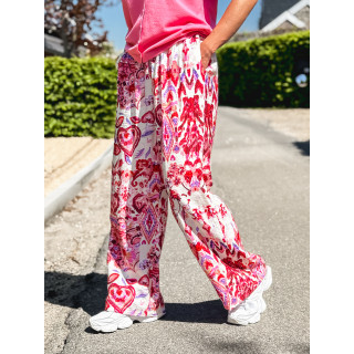 Pantalon à motifs Willow - Fuchsia