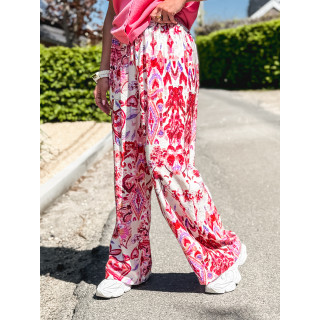 Pantalon à motifs Willow - Fuchsia
