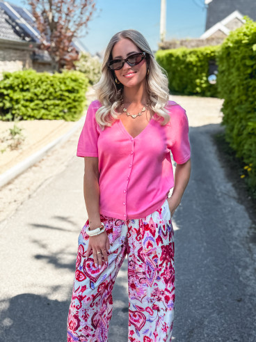 Gilet Iris - Rose