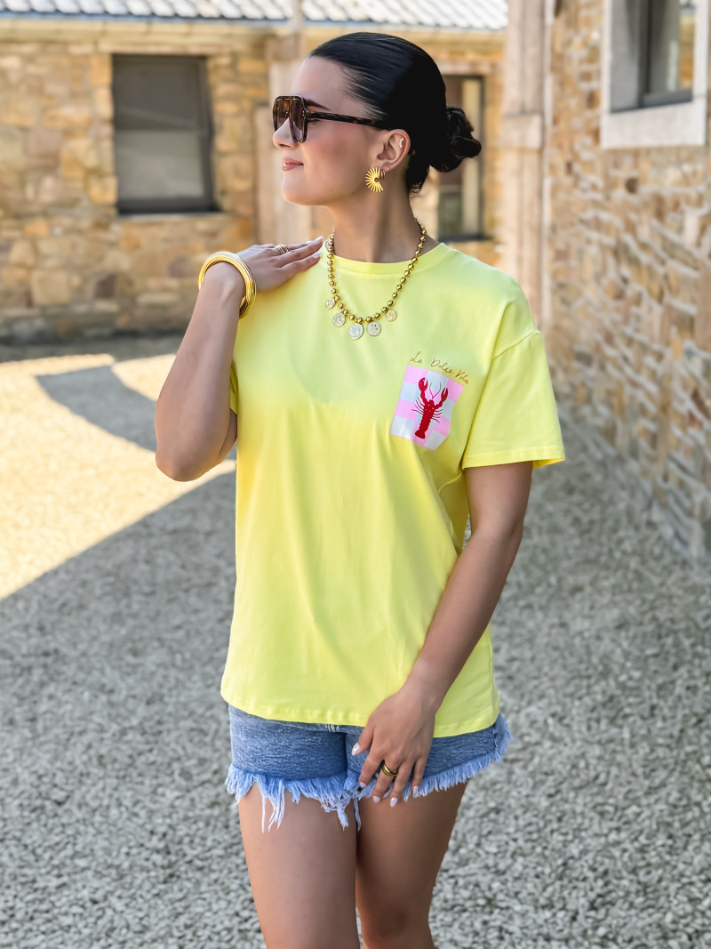 T-shirt Médina - Jaune