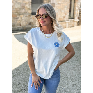 T-shirt Aïcha - Blanc