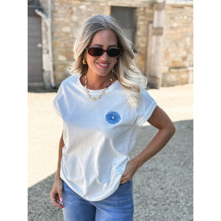 T-shirt Aïcha - Blanc