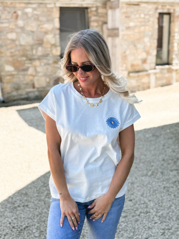 T-shirt Aïcha - Blanc