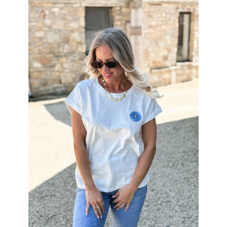 T-shirt Aïcha - Blanc