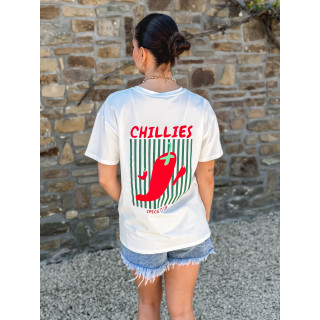T-shirt Chillies - Blanc
