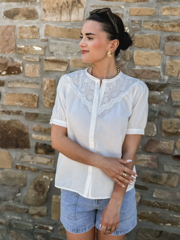 Chemisier Linette - Blanc