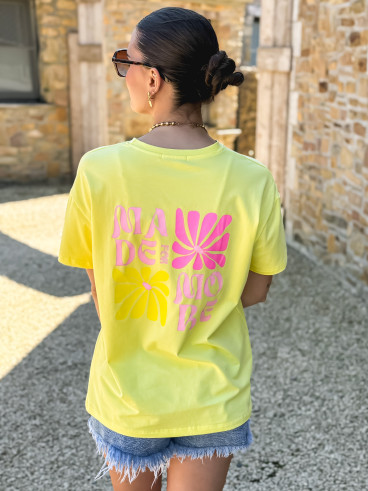 T-shirt Fanely - Jaune