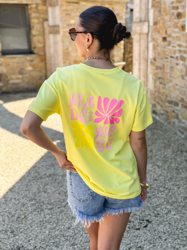 T-shirt Fanely - Jaune