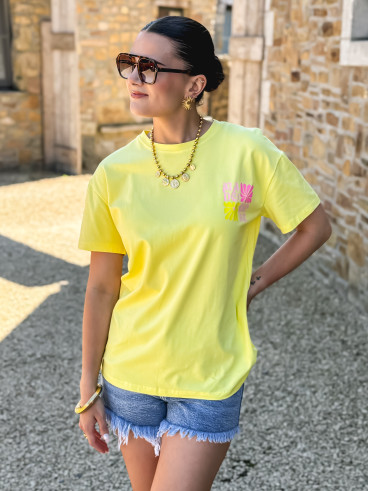 T-shirt Fanely - Jaune