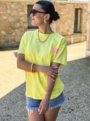 T-shirt Fanely - Jaune