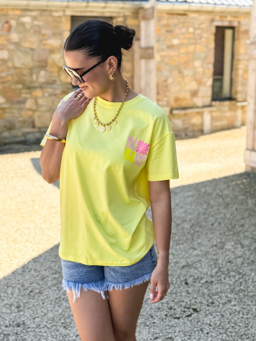 T-shirt Fanely - Jaune