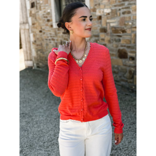 Gilet Yoline - Corail