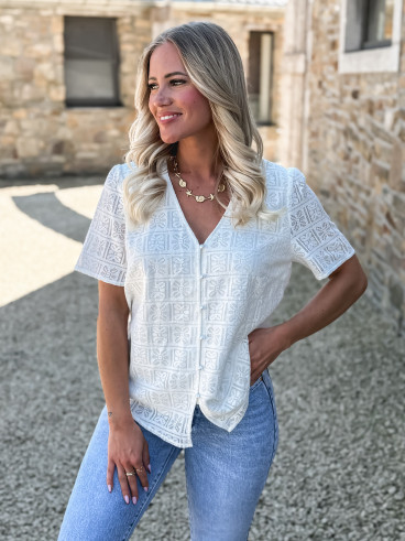 Blouse Taipei - Blanc