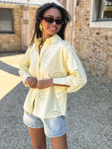 Chemise Hadya - jaune