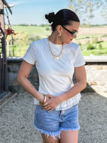 T-shirt Salika - Blanc